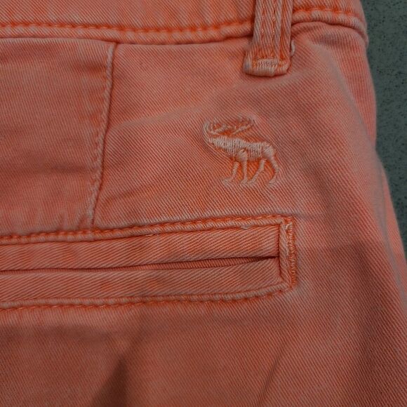 Abercrombie & Fitch Girl’s Chino Shorts Size 10 Pink Preppy Cute Cotton - Picture 5 of 5